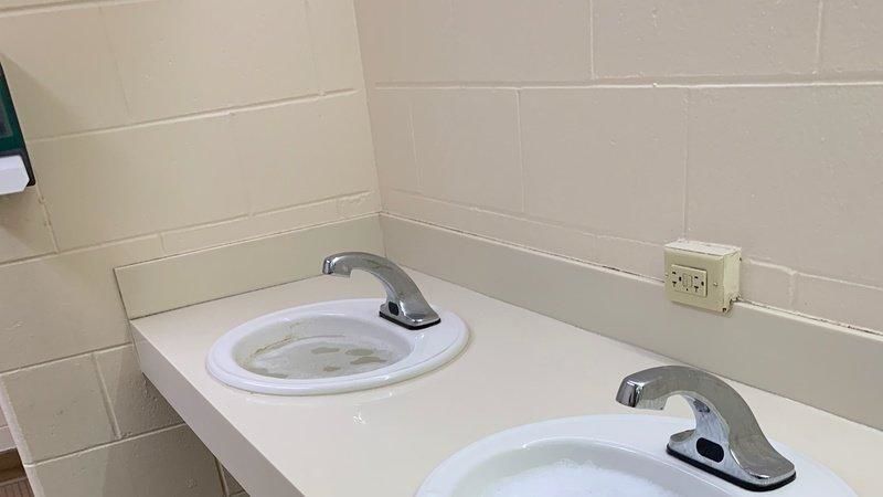 Manoogian second-floor sinks